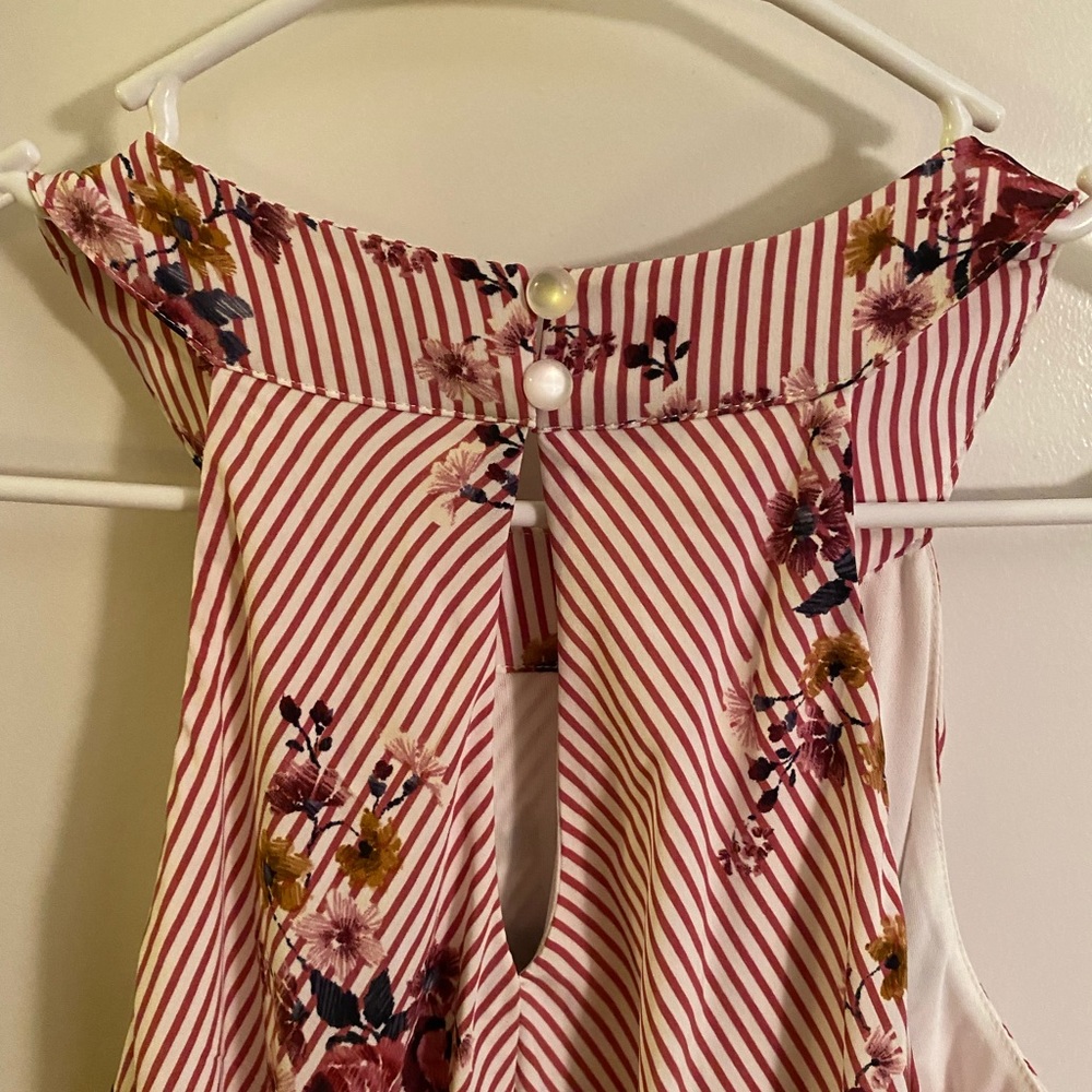 Three Pink Hearts Adorable Patterned Minidress - image 6